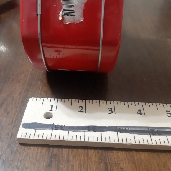 M&M Red Mini Tin Lunchbox With Handle NEW - Picture 9 of 11